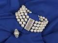 Cultured Pearl Bracelet and Ring