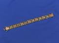 Tricolor 14kt Gold Link Bracelet