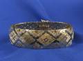 Tricolor 14kt Gold Mesh Bracelet
