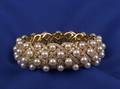 18kt Gold Pearl and Diamond Bracelet