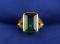 18kt Gold and Tourmaline Ring