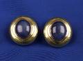 18kt Gold and Sapphire Ear Clips