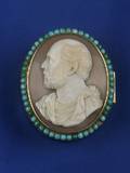 Victorian Shell Cameo Trinket Box