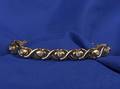14kt Gold and Diamond Link Bracelet