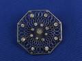 Diamond Filigree Brooch