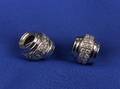 Two 14kt White Gold and Diamond Rondels