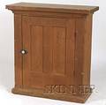Pine RedStained Hanging Cupboard