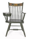 Pennsylvania writing arm Windsor chair ca 1825