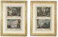4 18th C Engravings Hogarth Industry  Idleness