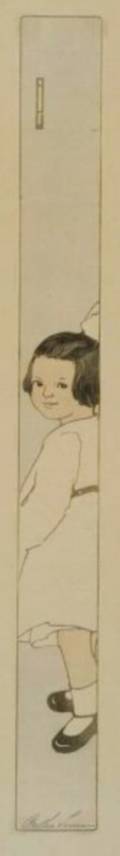 Bertha Lum American 18791954 The Little Girl in a White Dress