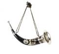 19th Century Silver Mounted Hunting Horn