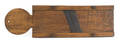 Massive Pennsylvania tiger maple slaw board 19th c