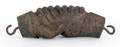 Cast iron clasped hands weight 19th c