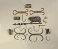 Colonial metalware to include early hinges