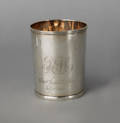 Philadelphia silver presentation beaker early 19th c