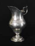 Philadelphia silver cream pitcher ca 1775