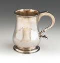 Philadelphia silver cann ca 1760