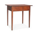 Pennsylvania Federal walnut work table ca 1800