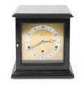 Black Cased Mantel Clock FW Elliott Movement
