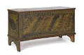 New England painted pine blanket chest ca 1810