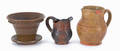 Two Stahl pottery pitchers