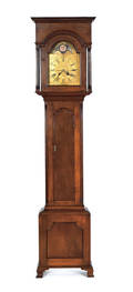 Chester County Chippendale cherry tall case clock ca 1780