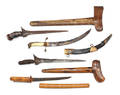 Four foreign edged weapons