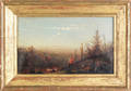 American oil on canvas landscape