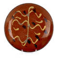 Pennsylvania redware plate 19th c