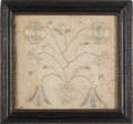 Small Philadelphia needlework late 18th c