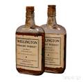 Wellington Straight Whiskey 9 Years Old 1917 2 pint bottles
