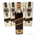Johnnie Walker Black Label 12 Years Old 11 quart bottles oc