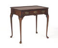 George II mahogany tray top tea table ca 1760