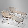 Eight Pieces of John Salterini Outdoor Furniture
