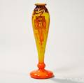 Le Verre Francais Cameo Glass Vase