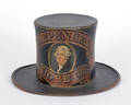 Painted firemans parade hat ca 1825
