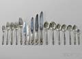 250piece Georg Jensen Assembled Acorn Pattern Flatware Service
