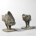 Aldo John Casanova 19292014 Two Bronze Owls