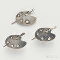 Artists Palette Cuff Links and Pin