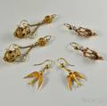 Three Pairs of Antique Earpendants