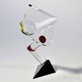 Latchezar Boyadjiev b 1959 Abstract Glass Sculpture