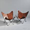 Two Jorge FerrariHardoy Butterfly Chairs