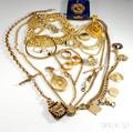 Group of Gold and Goldfilled Jewelry