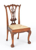Chippendale style mahogany childs chair