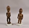 Two Baule Carved Wood Figures
