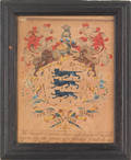 English watercolor coat of arms