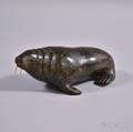 Eskimo Soapstone Carving of a Walrus