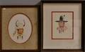 Ace Powell American 19121978 Two Portraits American Indian with Black Hat