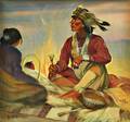 Grace Gay Betts American 18831978 Seated Indians