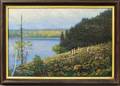 American School 19th Century Lakeside Landscape